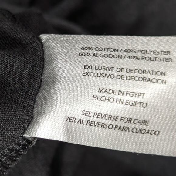 Eddie Bauer L Henley Shirt Men Gray Long Sleeve Cotton Plaid Lined Casual Top - Picture 3 of 5